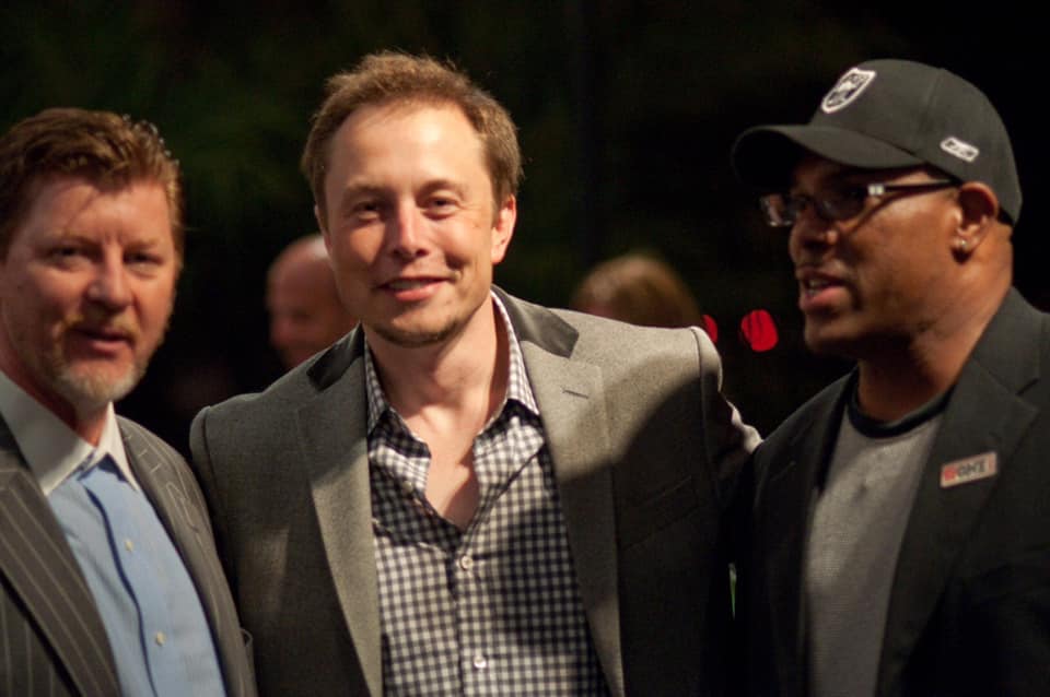 Elon Musk Rich Rydstrom Esq Marvin Smith fmr NFL Elon Musk Rich Rydstrom Esq Marvin Smith fmr NFL
